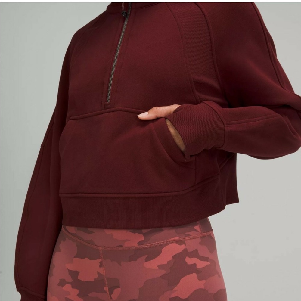 lululemon athletica Women's Merlot Cropped Hoodie